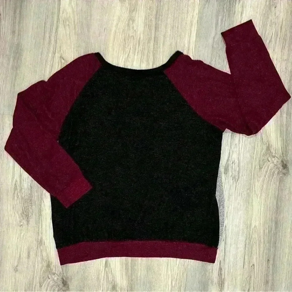 Buffalo David Bitton Women’s Knit Top Long Sleeve Sweater Colorblock Size XL - Picture 3 of 7